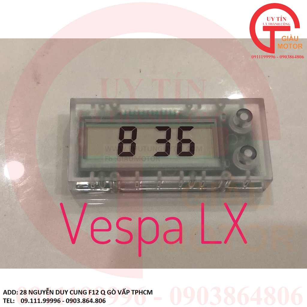 AT -Đồng hồ báo giờ Vespa LX, uy tín, giá rẻ