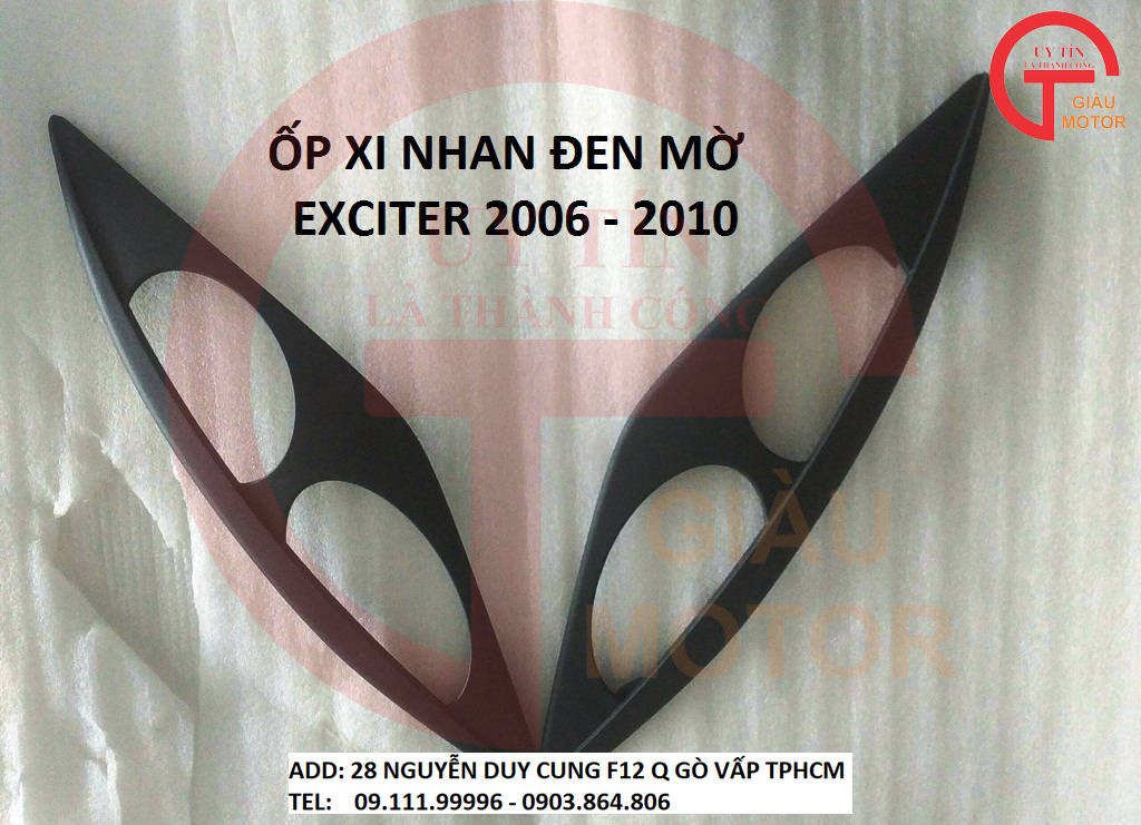 CẶP ỐP XI NHAN ĐEN MỜ EXCITER 2006 - 2010