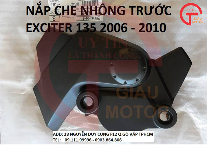 NẮP CHE NHÔNG TRƯỚC EXCITER 135 2006 YAMAHA