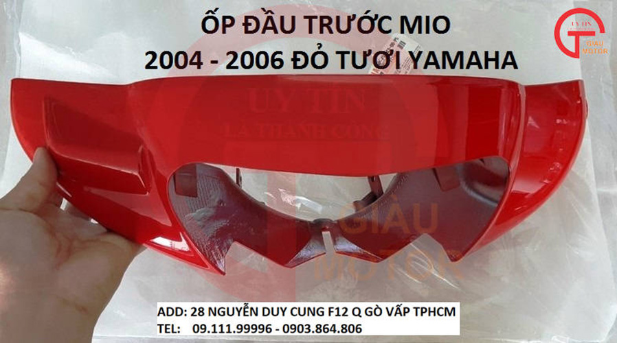 ỐP ĐẦU TRƯỚC MIO 2004 - 2006 ĐỎ TƯƠI YAMAHA